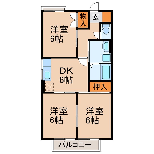 セピアコートの物件間取画像