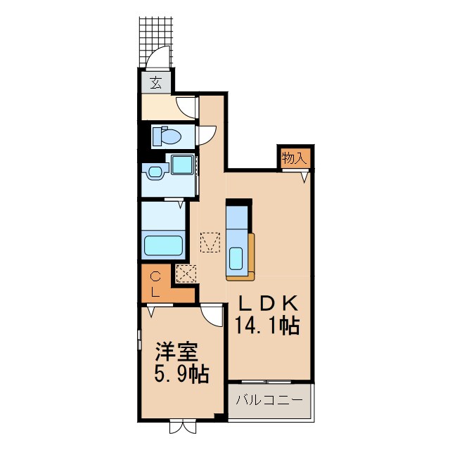 ローダンセ883の物件間取画像