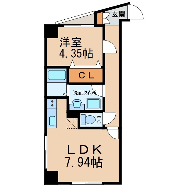 ドエル勝川の物件間取画像