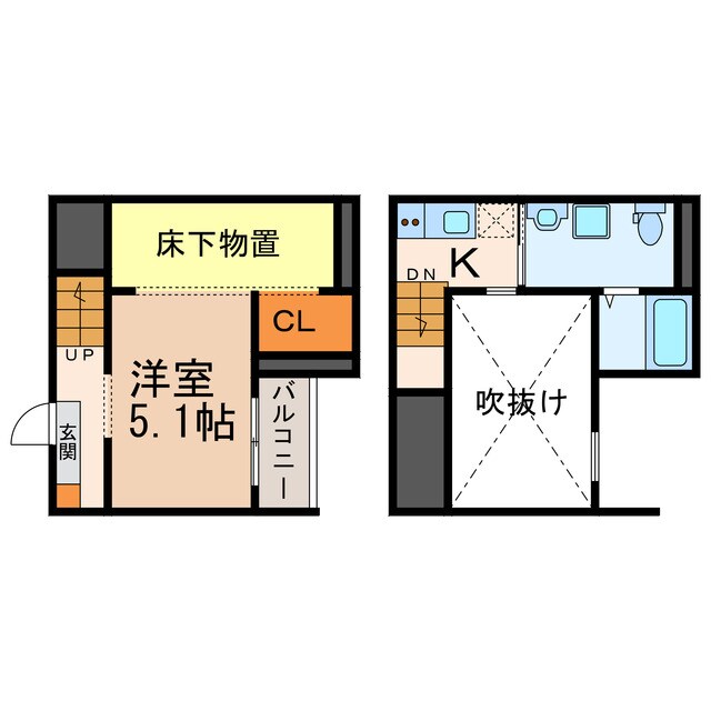 アドラブール新守山の物件間取画像