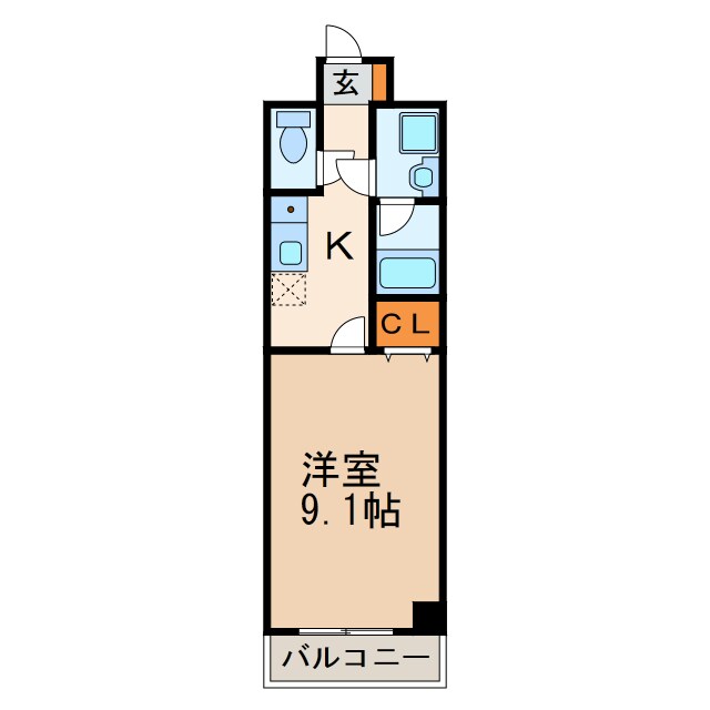 フィオーレ関田の物件間取画像