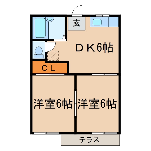 フォーブル小野の物件間取画像