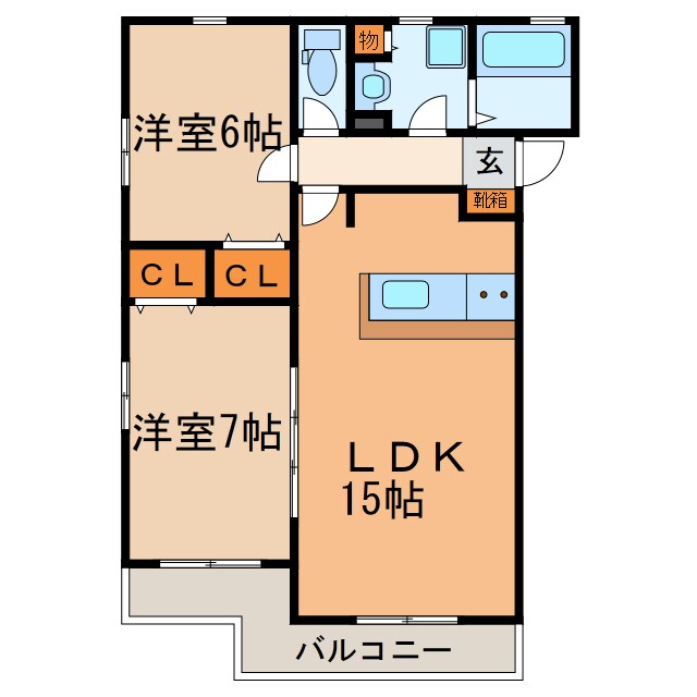 PARC大山 NORTH･SOUTHの物件間取画像