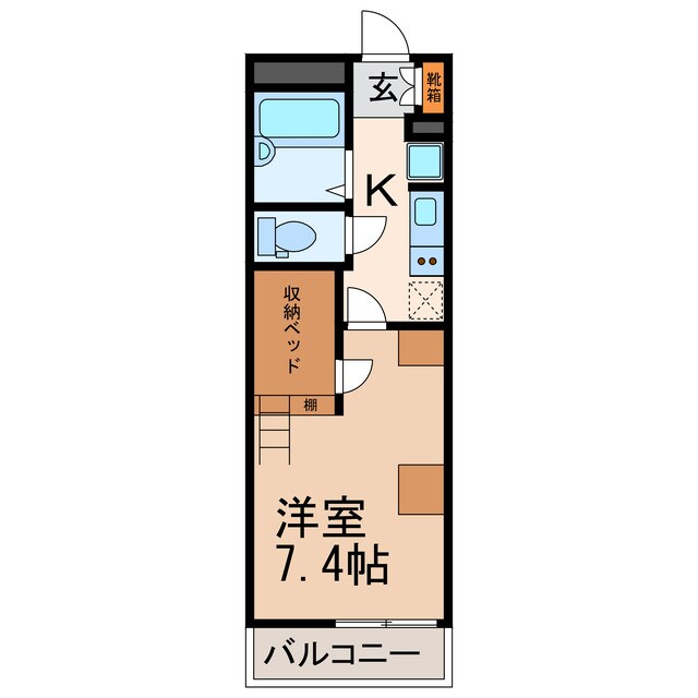 レオパレスグランノーブルの物件間取画像