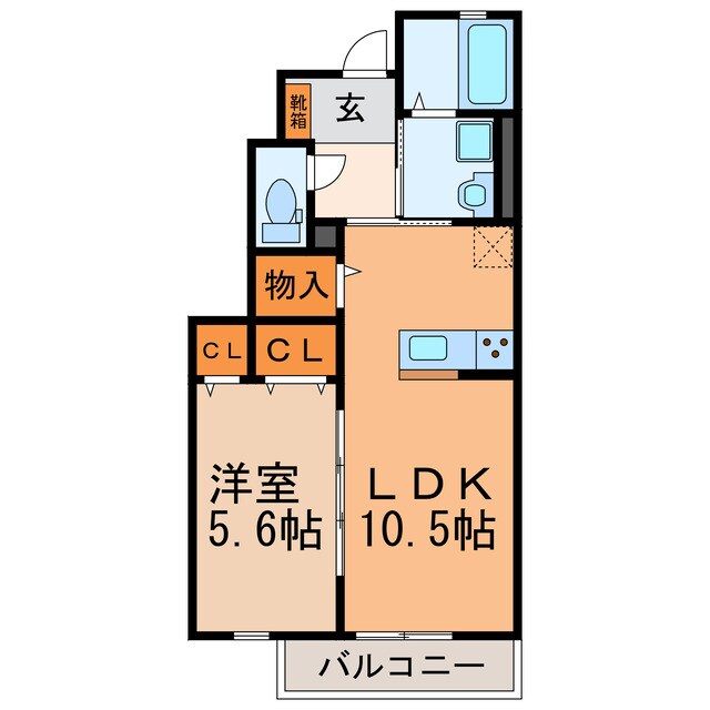 ルーエ東野の物件間取画像