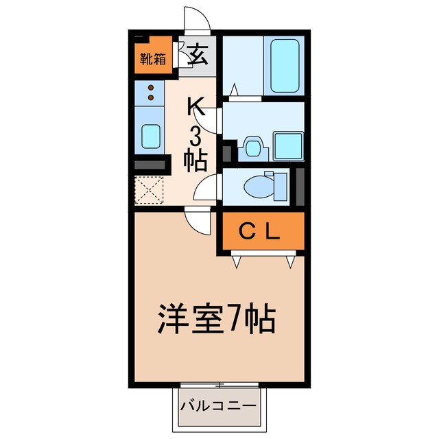 サニーハウス応時の物件間取画像