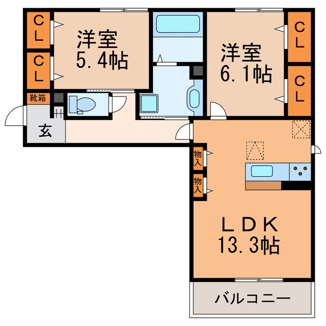 仮）D-ROOM松河戸町の物件間取画像