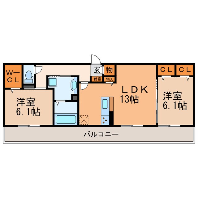 仮）D-ROOM松河戸町の物件間取画像