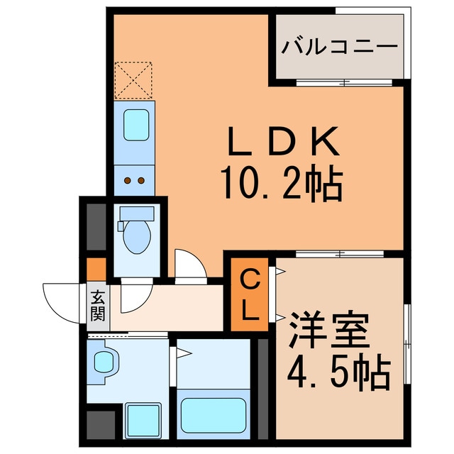 Jack toribamiⅡの物件間取画像