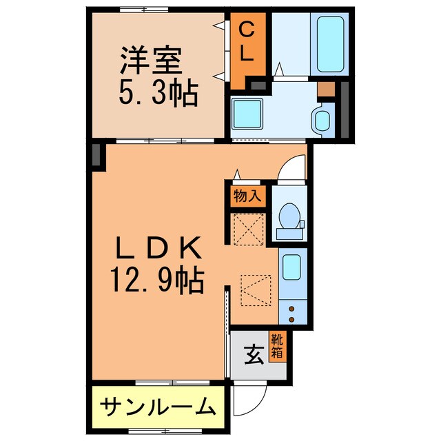 ブリリアントの物件間取画像