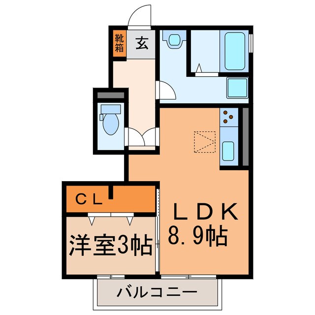 エクスベルジュⅡの物件間取画像