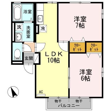 サスティナブル　イーストの物件間取画像