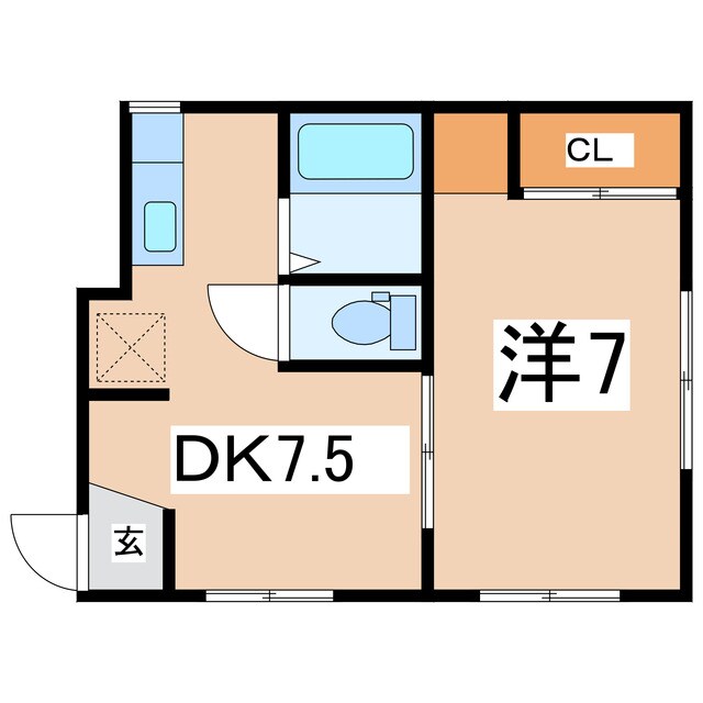 郡山駅 徒歩11分 2階の物件間取画像