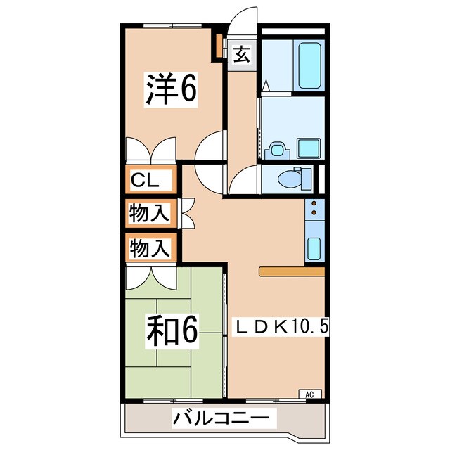 レジデンス名倉の物件間取画像