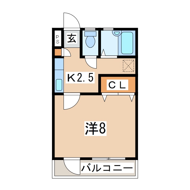 郡山駅 バス20分  一本松下車：停歩2分 1階の物件間取画像