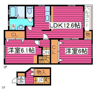 ユニゾンさかえ通IIの物件間取画像