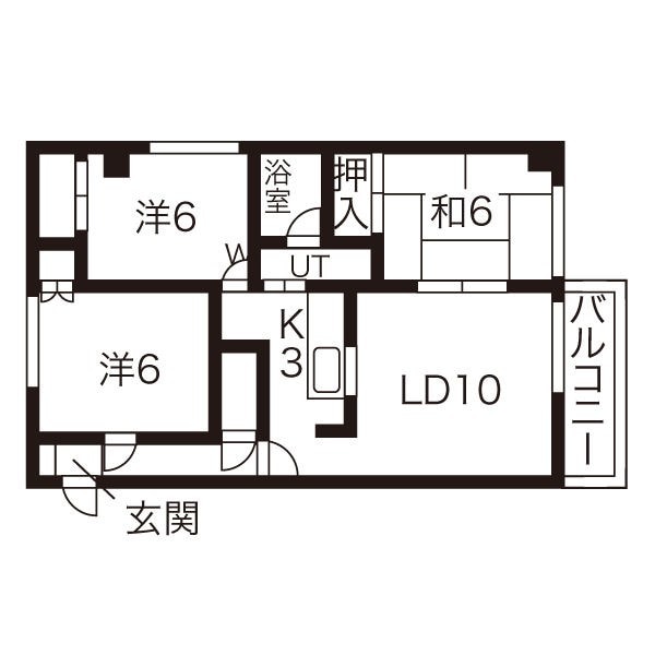 ハウス楡の物件間取画像