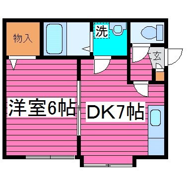 カーサ北35の物件間取画像