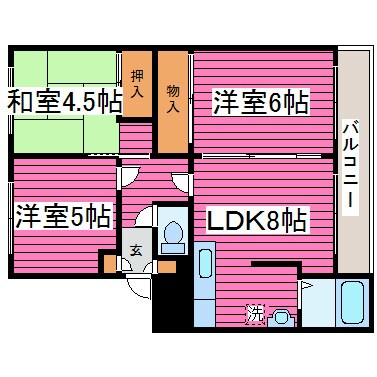 物件間取画像