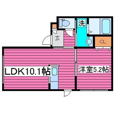 GREEN　HILLS　2NDの物件間取画像