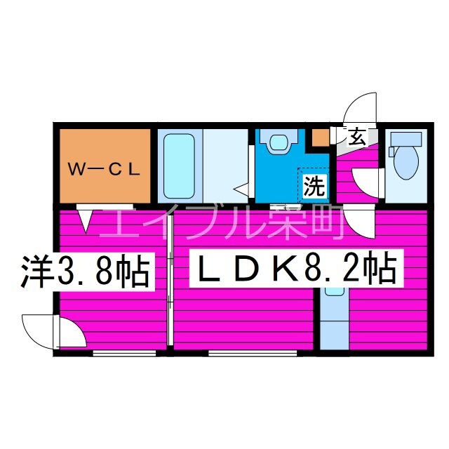 麻生駅 徒歩1分 1階の物件間取画像