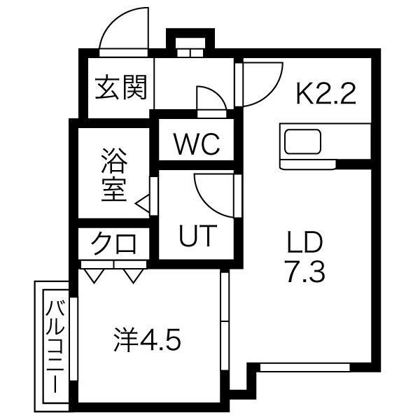 Asso Lusso ASABUの物件間取画像