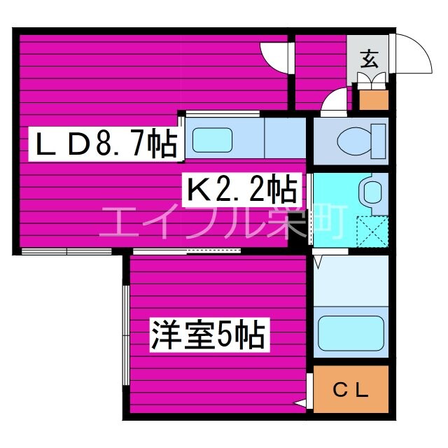 Landschaft ASABU（ランドシャフト麻生）の物件間取画像