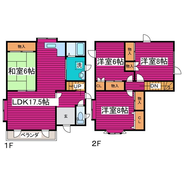 琴似駅 徒歩12分 1-2階の物件間取画像