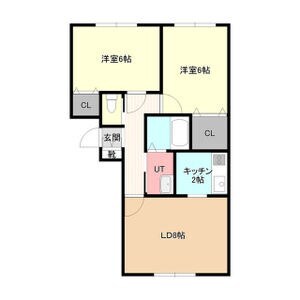 栄町駅 徒歩10分 2階の物件間取画像