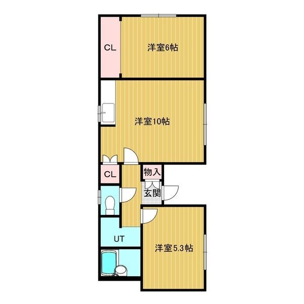コーポローアンの物件間取画像
