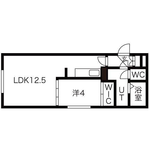 手稲駅 徒歩5分 3階の物件間取画像