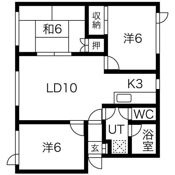 新川駅 徒歩23分 2階の物件間取画像