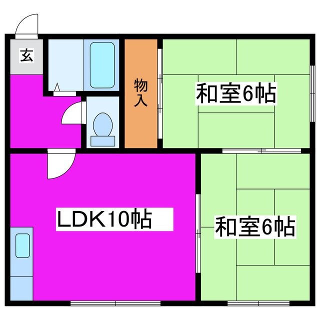 栄町駅 徒歩13分 1階の物件間取画像