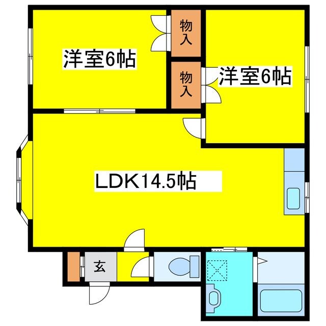 ルミエール石川の物件間取画像