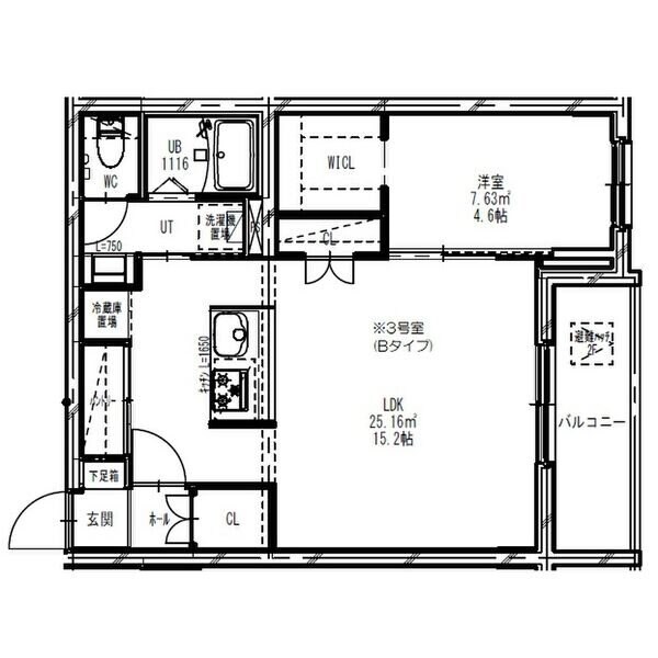 R-fino　N17の物件間取画像
