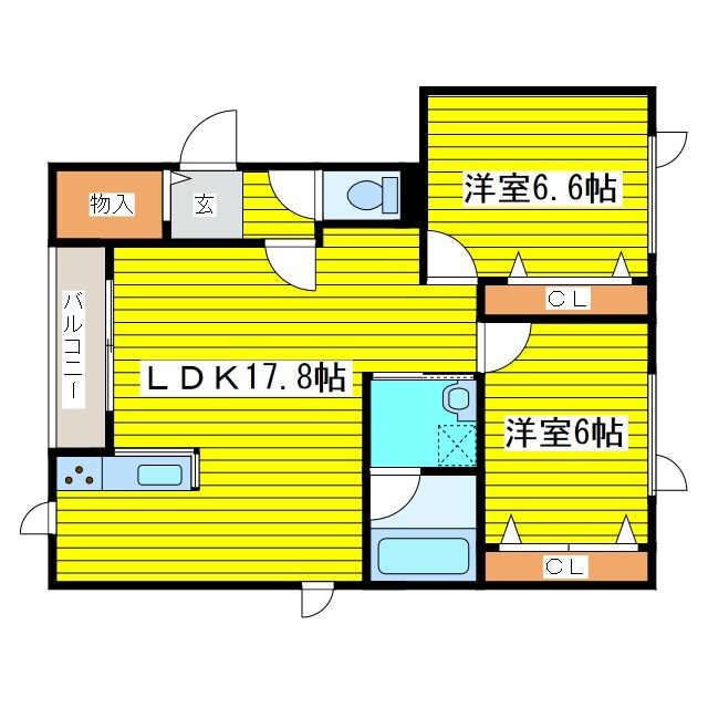 スピカ・クラージュの物件間取画像