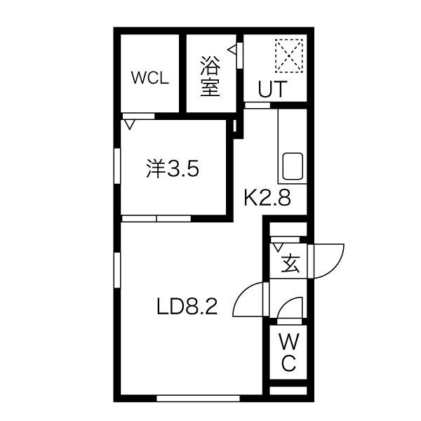 LiveaseN16（リヴィースエヌ16）の物件間取画像