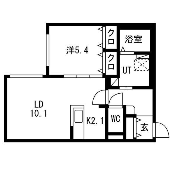 物件間取画像