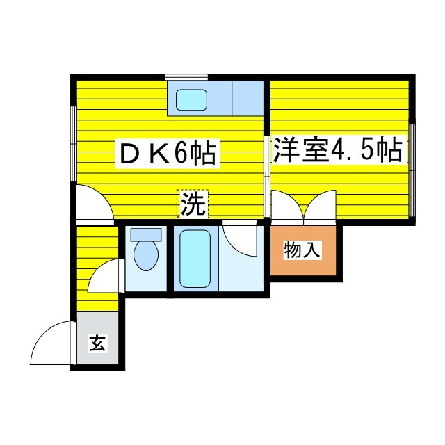 物件間取画像