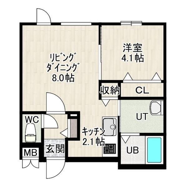 Land Sakaemachiの物件間取画像