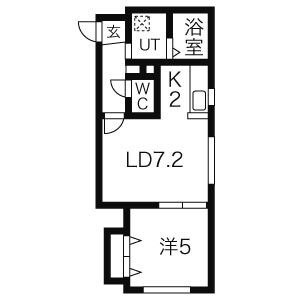 Glycine L・A（グリシーヌエルエー）の物件間取画像