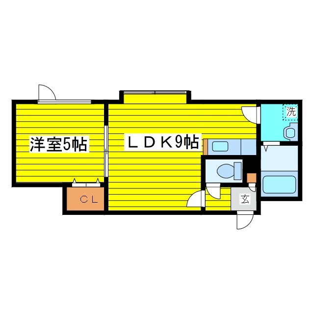 プルメリアＮ20の物件間取画像