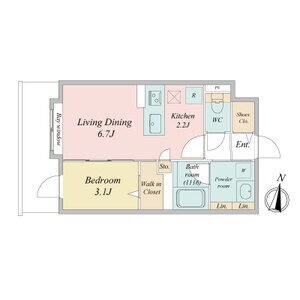 アルファスクエア北11東1の物件間取画像