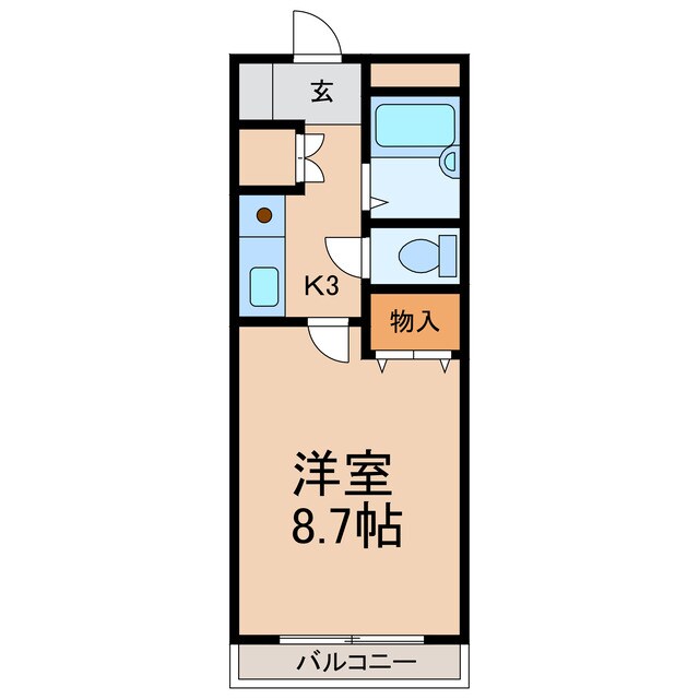 ルミナス小塚山の物件間取画像