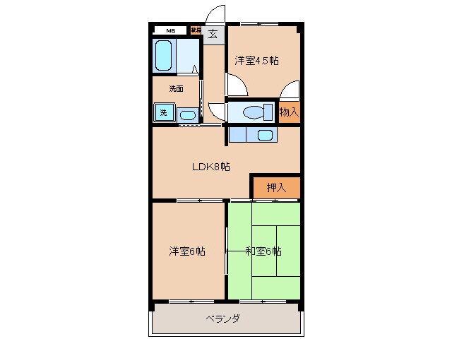 グレース新町の物件間取画像