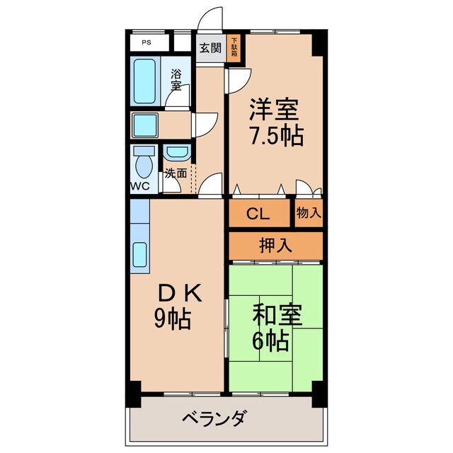 リバティ・ヒルズの物件間取画像