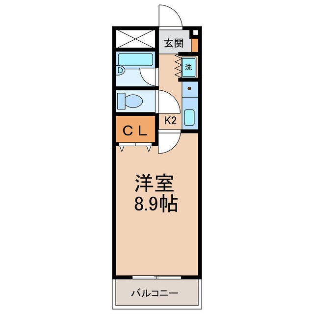 レオパレス（岩崎）の物件間取画像