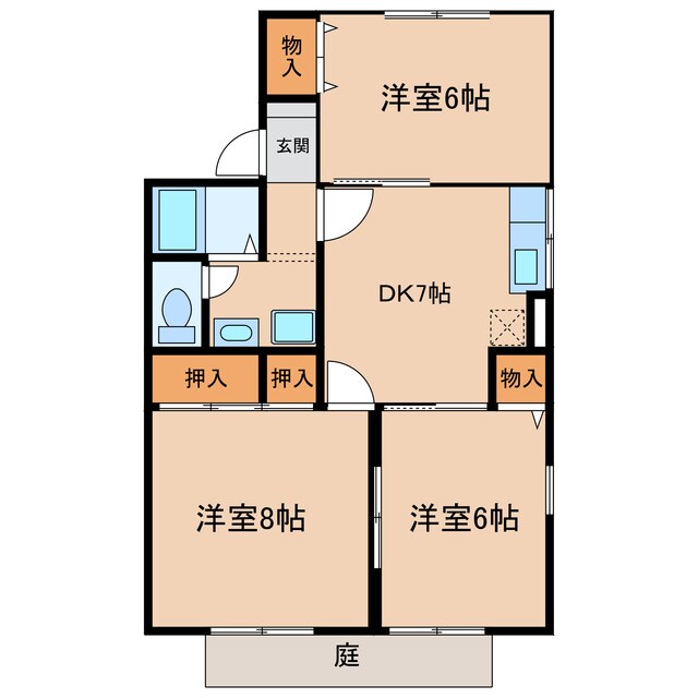 あんずの物件間取画像