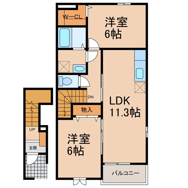 アルモニーの物件間取画像