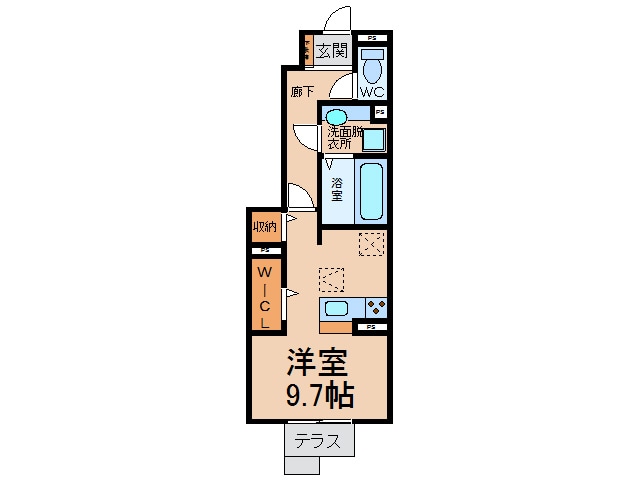 D-room西之島の物件間取画像